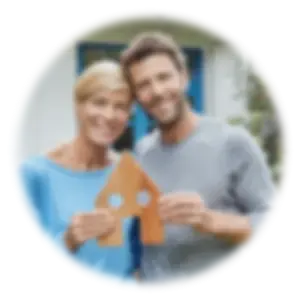 Family with New Home